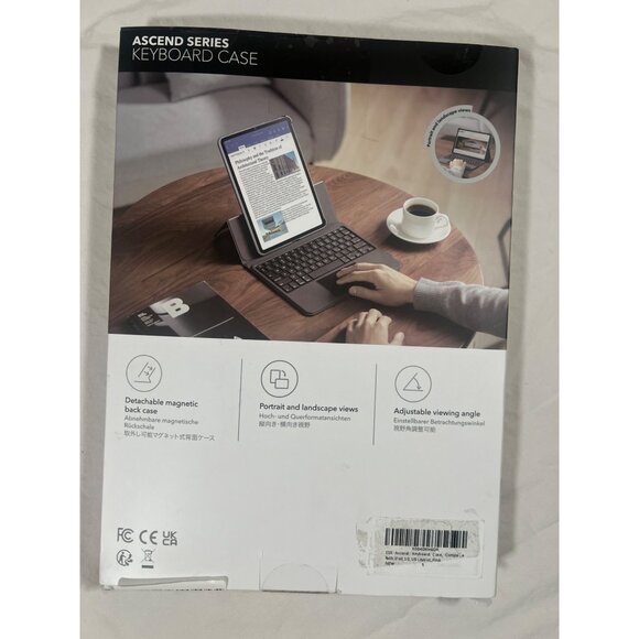 ESR Ascend Series Keyboard Case For iPad 11/10th Gen 10.9-Inch Pink Detachable M - Picture 2 of 5